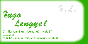 hugo lengyel business card